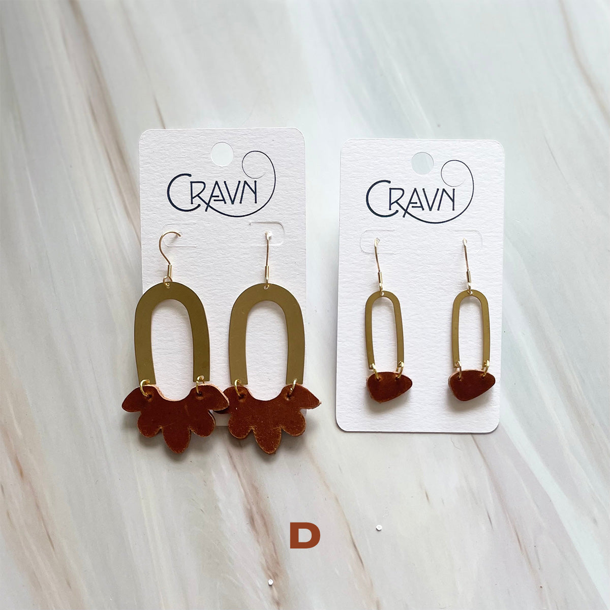 Upcycled Box Handle Earrings — Duckfeet Box Handle Earrings