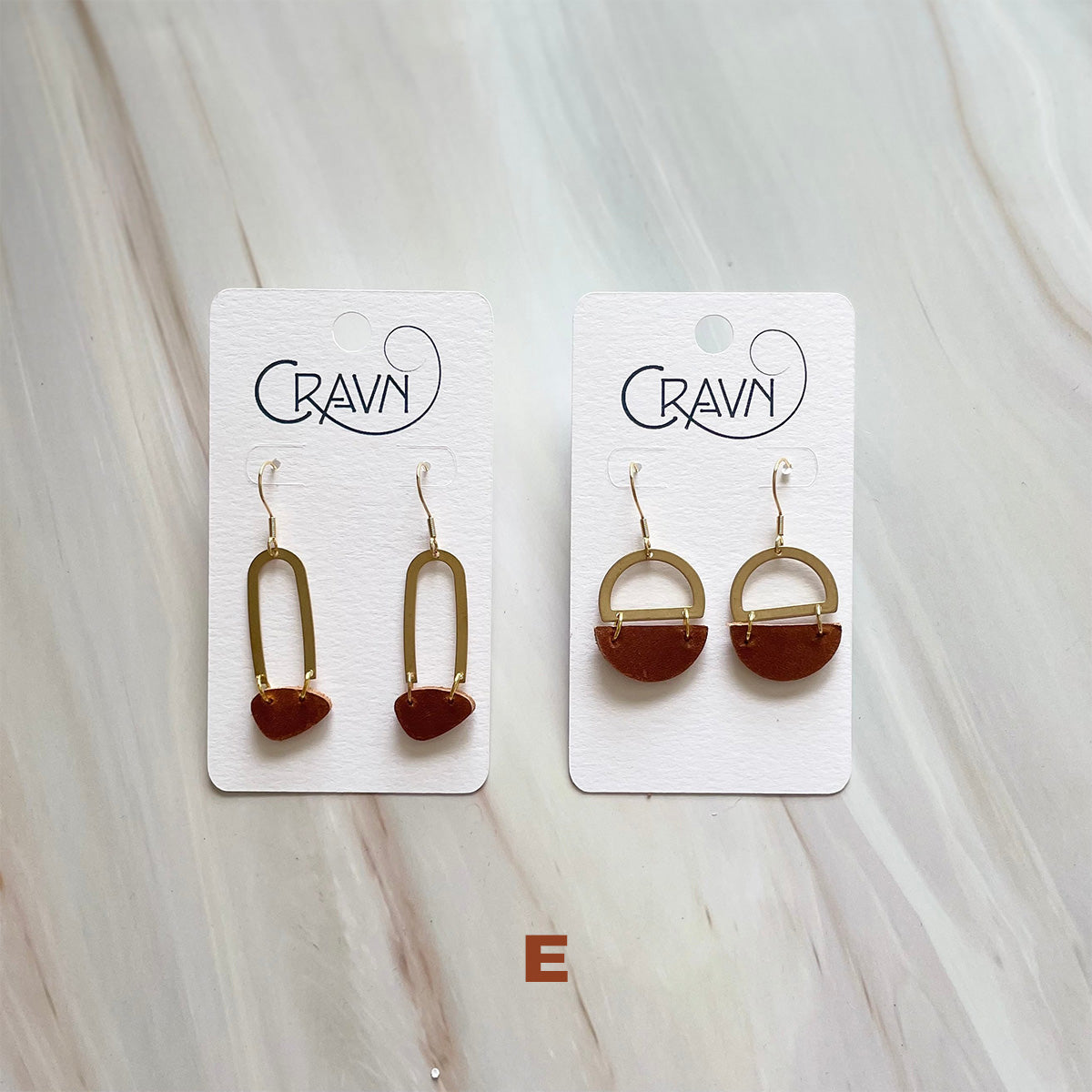 Upcycled Box Handle Earrings — Duckfeet Box Handle Earrings