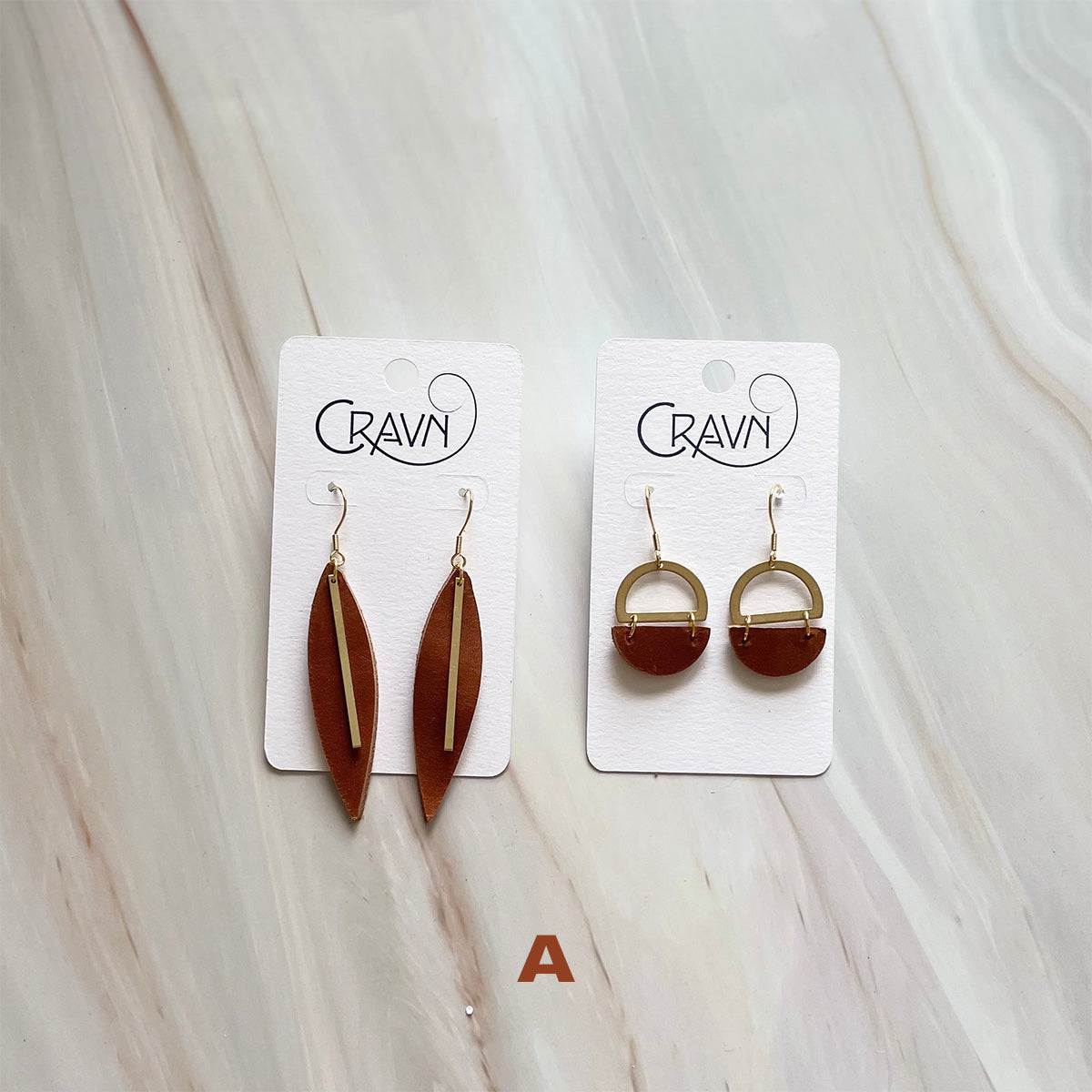 Upcycled Box Handle Earrings — Duckfeet Box Handle Earrings